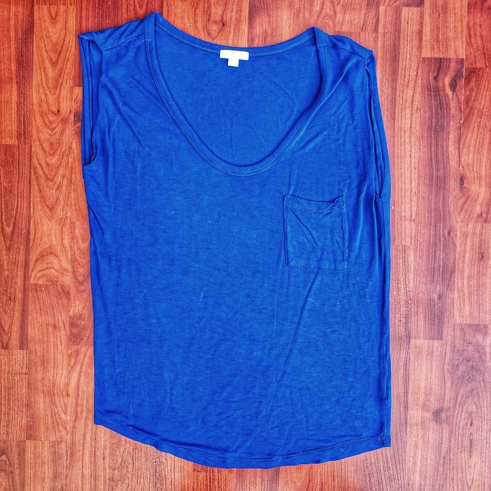 3/$25 Gap boxy blue tank